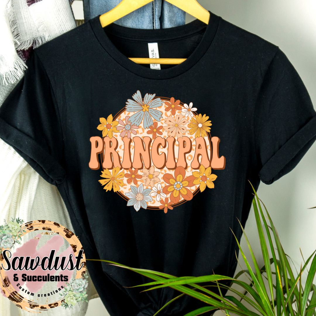 Retro Boho Principal graphic Tee