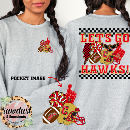Centennial Football Retro Cluster School Spirit Wear