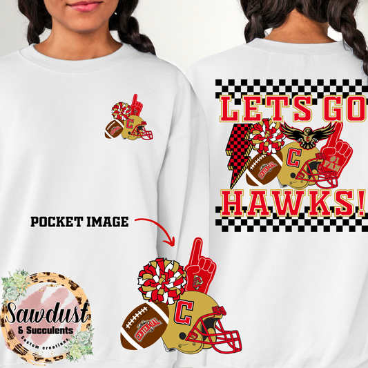 Centennial Football Retro Cluster School Spirit Wear