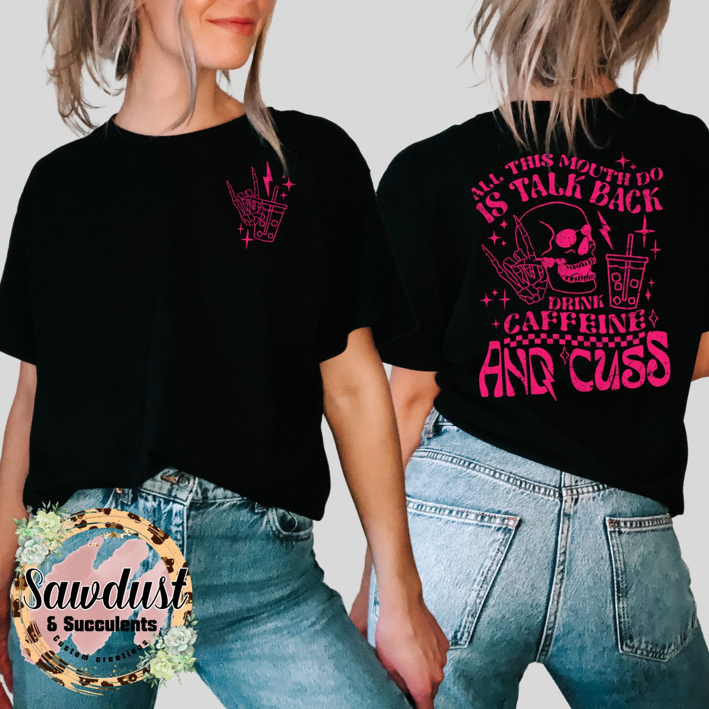 All this Mouth Do Graphic tee