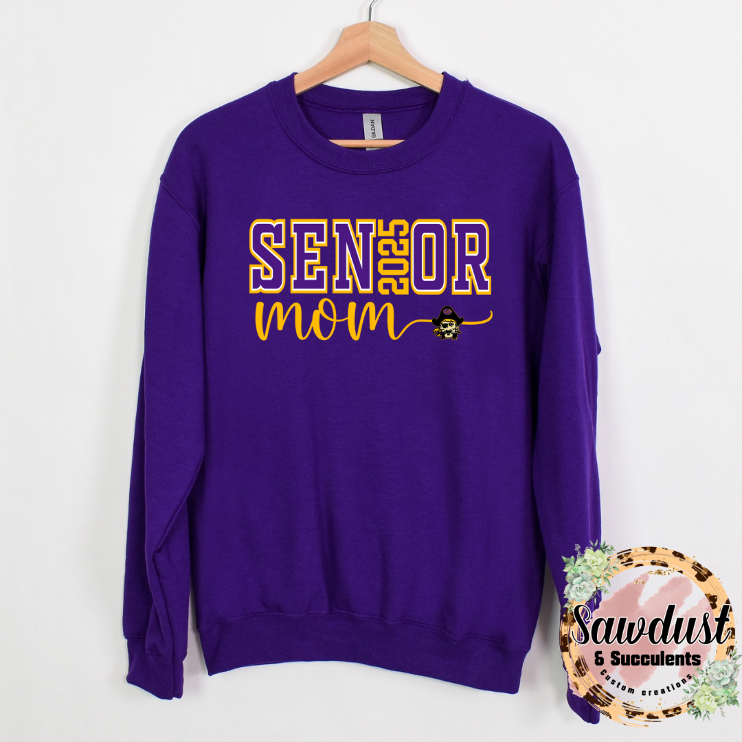 Senior Mom 2025 Granbury Pirates Spirit Wear