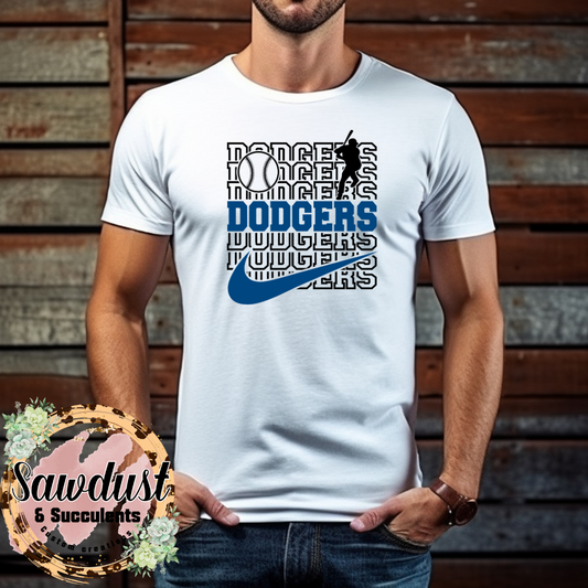 Dodgers Baseball Graphic Tee