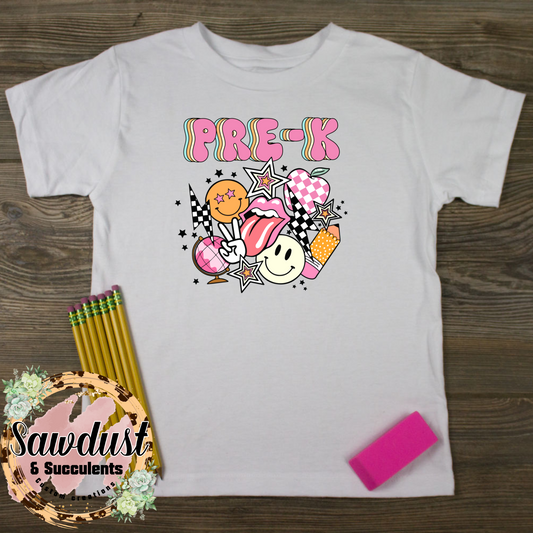Retro Pre-K graphic Tee