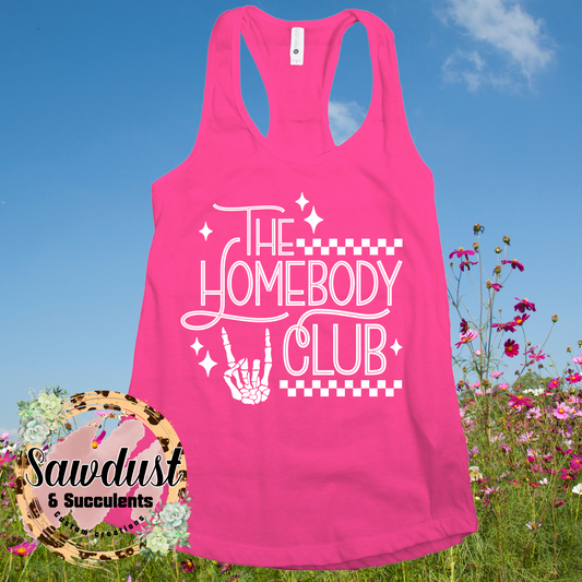 The Homebody Club Graphic Tank