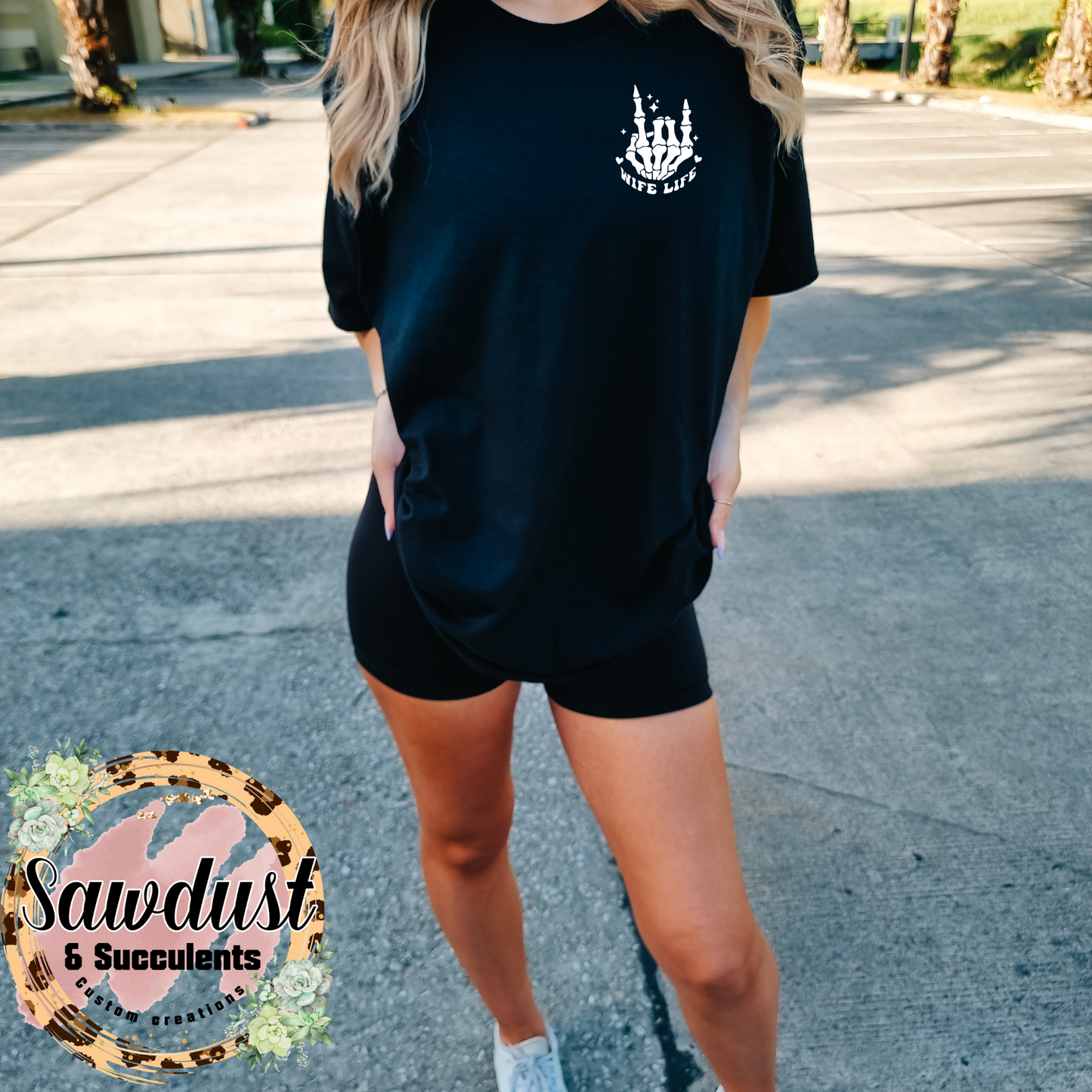 On my husbands last nerve Oversized Graphic Tee