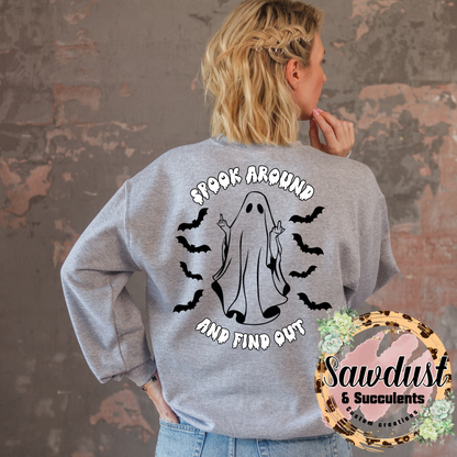 Spook Around And Find Out Crew Sweater