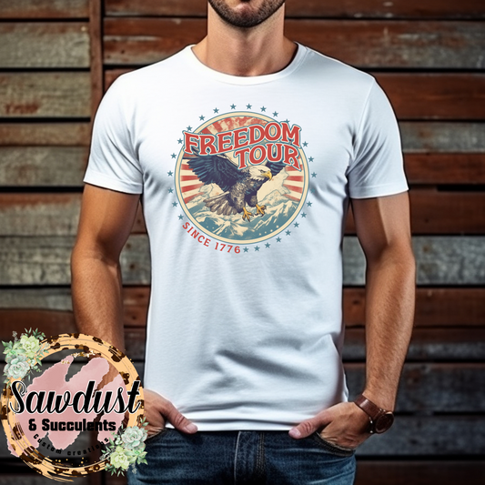 Freedom Tour Patriotic Graphic Tee