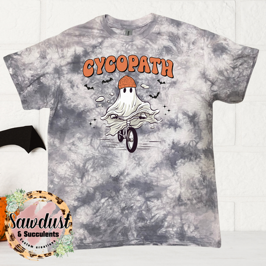 Cycopath Grey Tie-Dye Graphic Tee