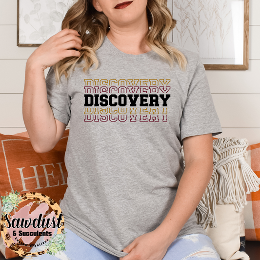 Discovery Center Stacked School Spirit Wear