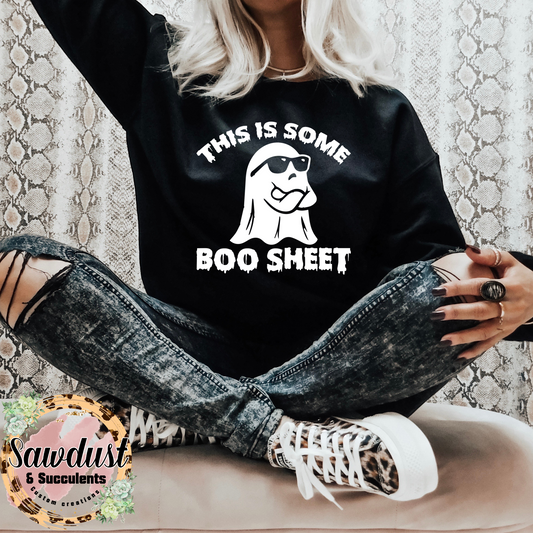 This is Boo Some Sheet Halloween Tee/Crew Sweater