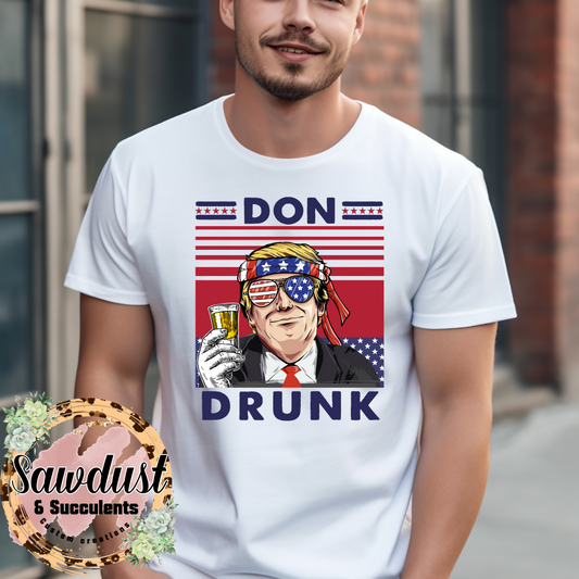 Don Drunk Patriotic Graphic Tee