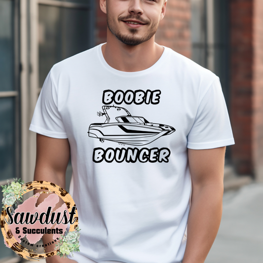 Boobie bouncer graphic tee