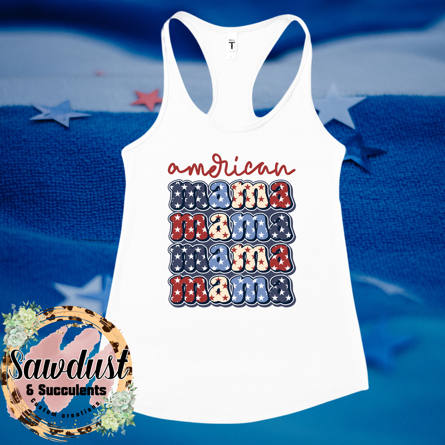 American Mama Graphic Tank