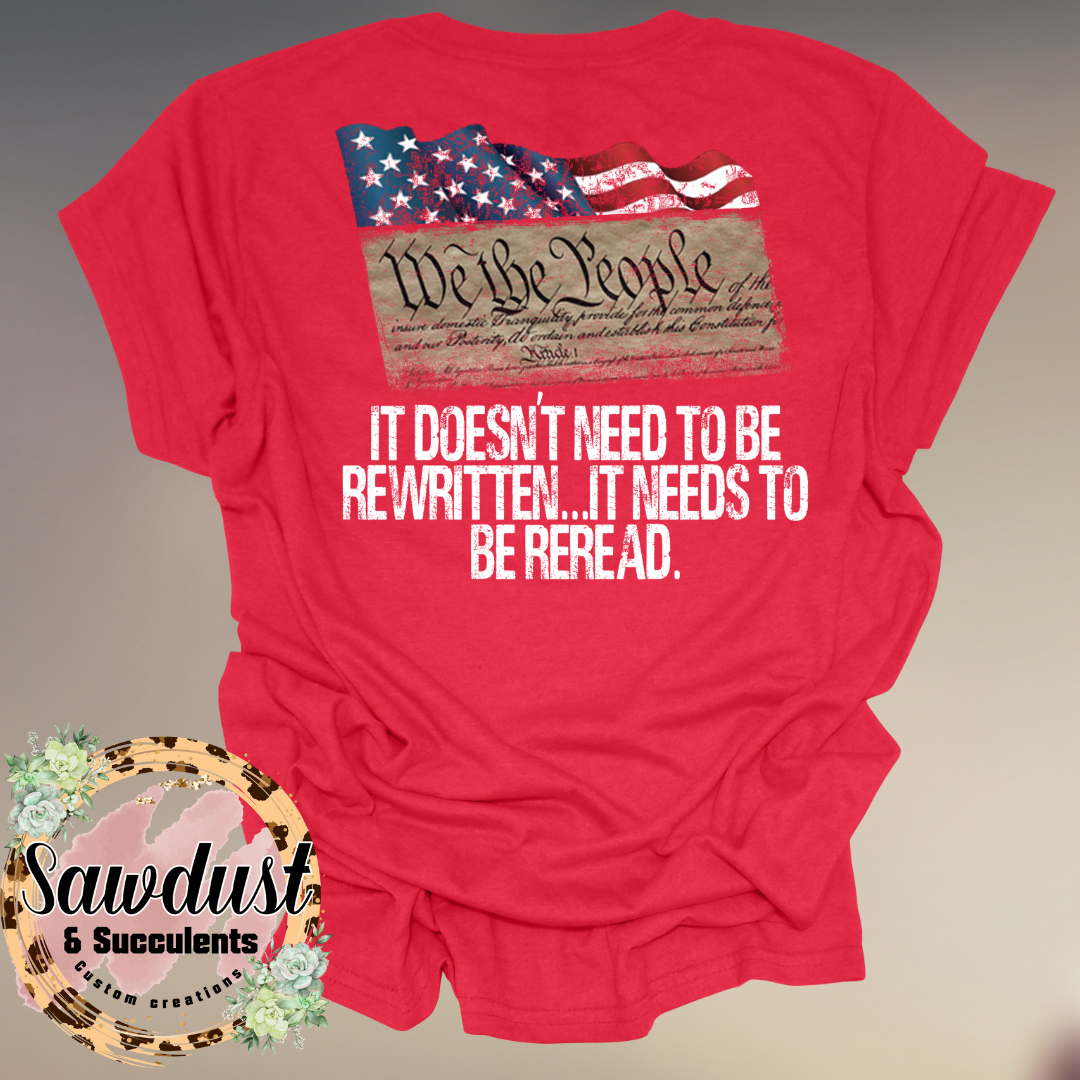 We the people graphic tee