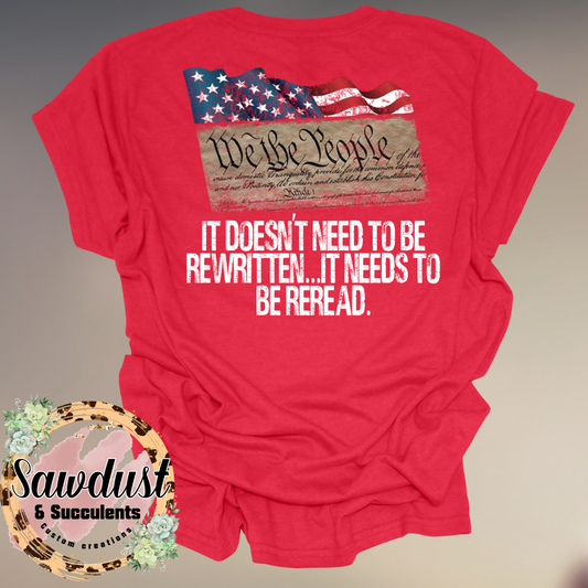 We the people graphic tee