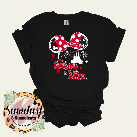 Minnie Grad Nite Tee