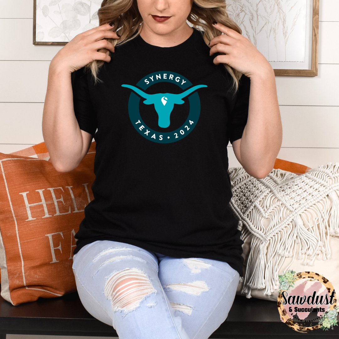 Synergy Texas Company Apparel Black Big Front Image