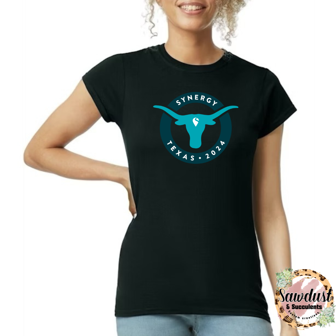 Synergy Texas Company Apparel Black Big Front Image