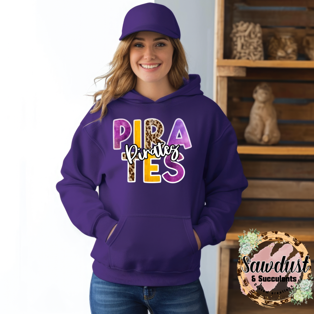 Granbury Pirates Stacked Spirit Wear