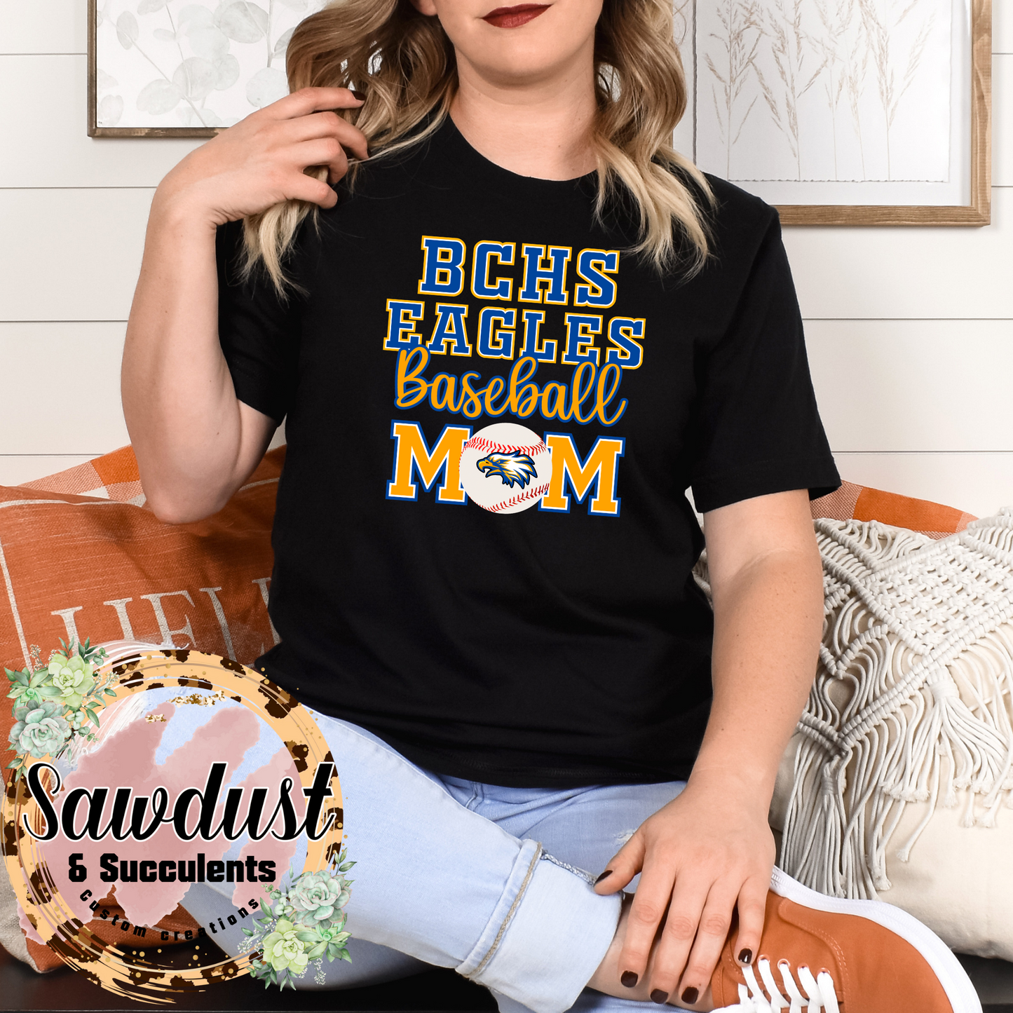 BCHS Eagles Baseball Mom Spirit Wear
