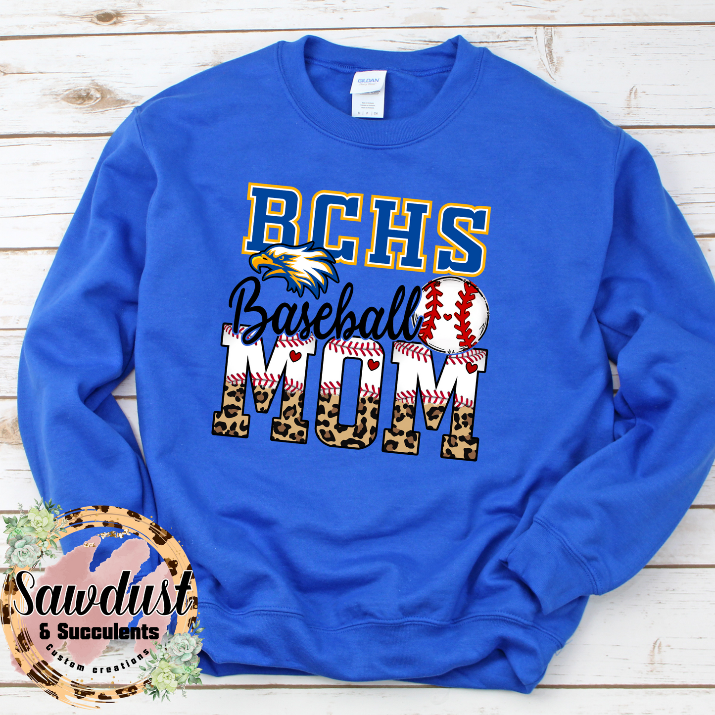 BCHS Leopard Baseball Mom Spirit Wear