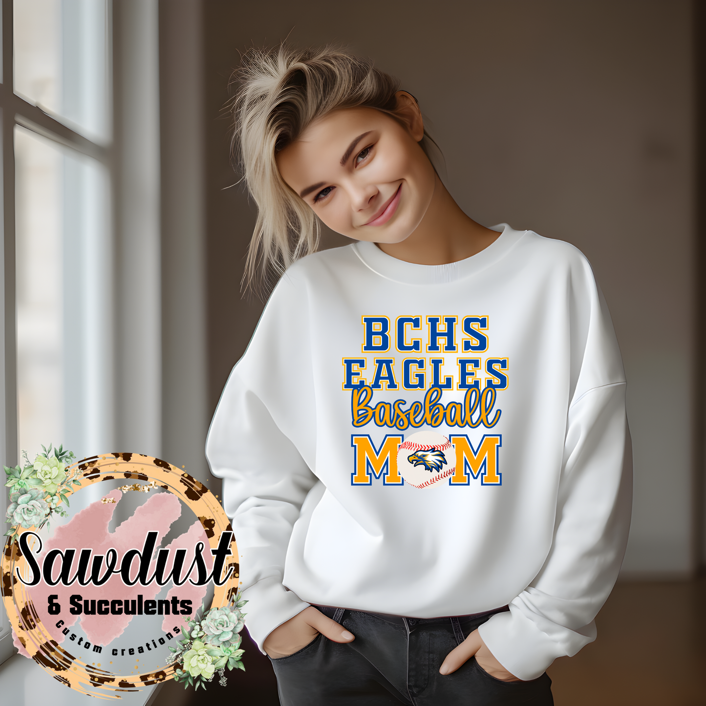 BCHS Eagles Baseball Mom Spirit Wear
