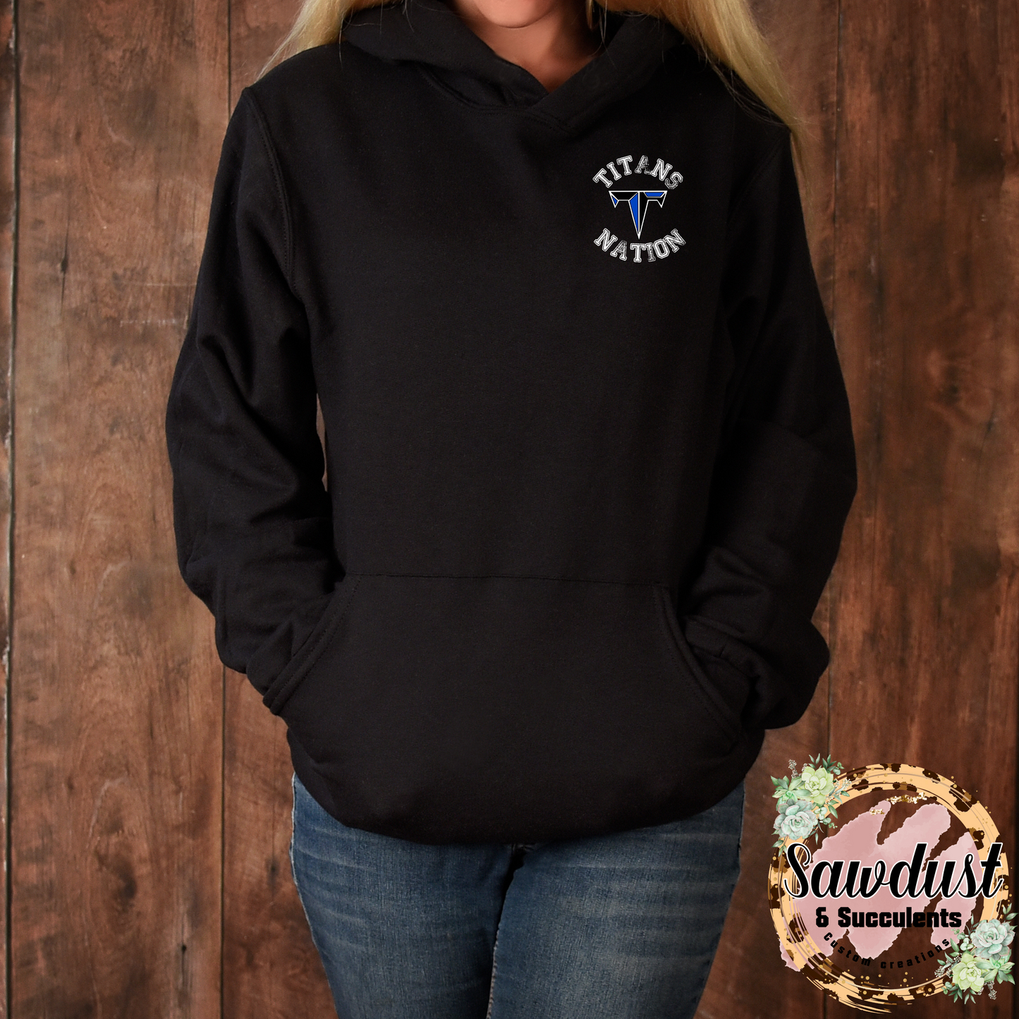 Frontier Titans Nation Flag School Spirit Wear