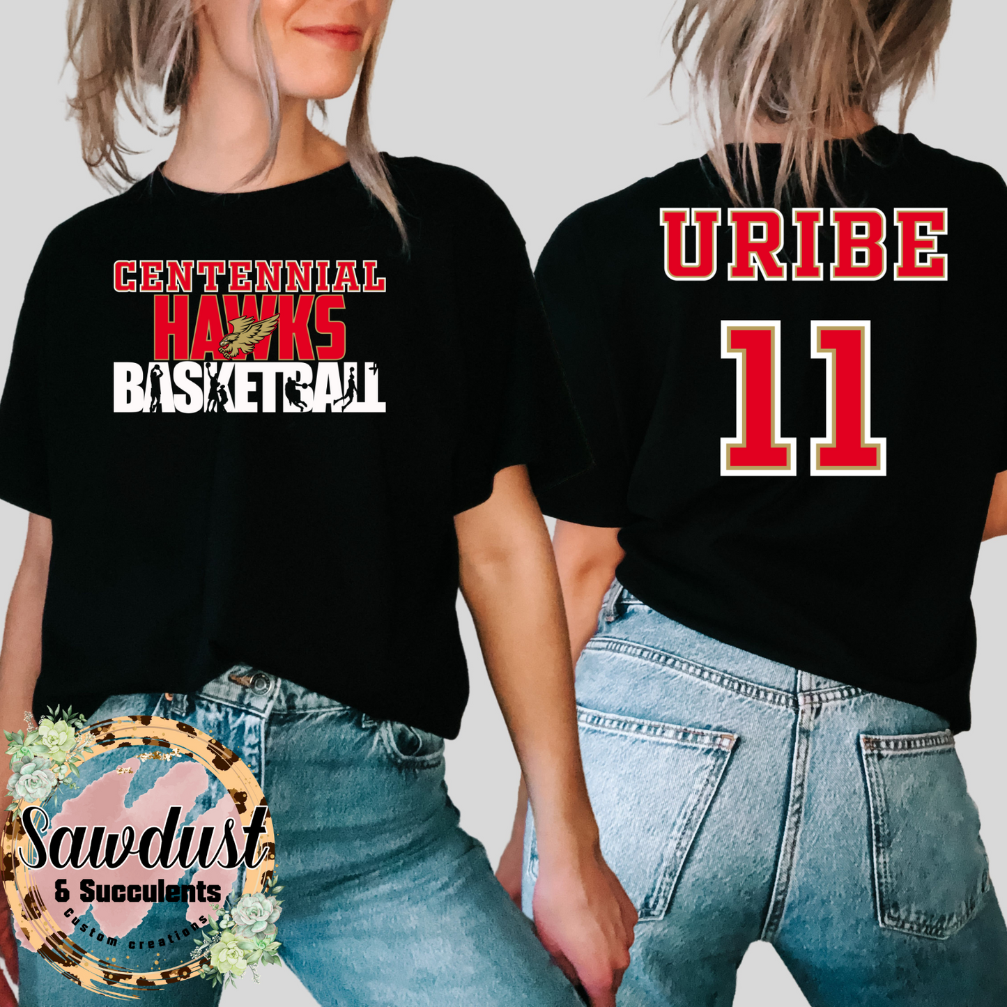 Centennial Basketball Retro Custom School Spirit Wear