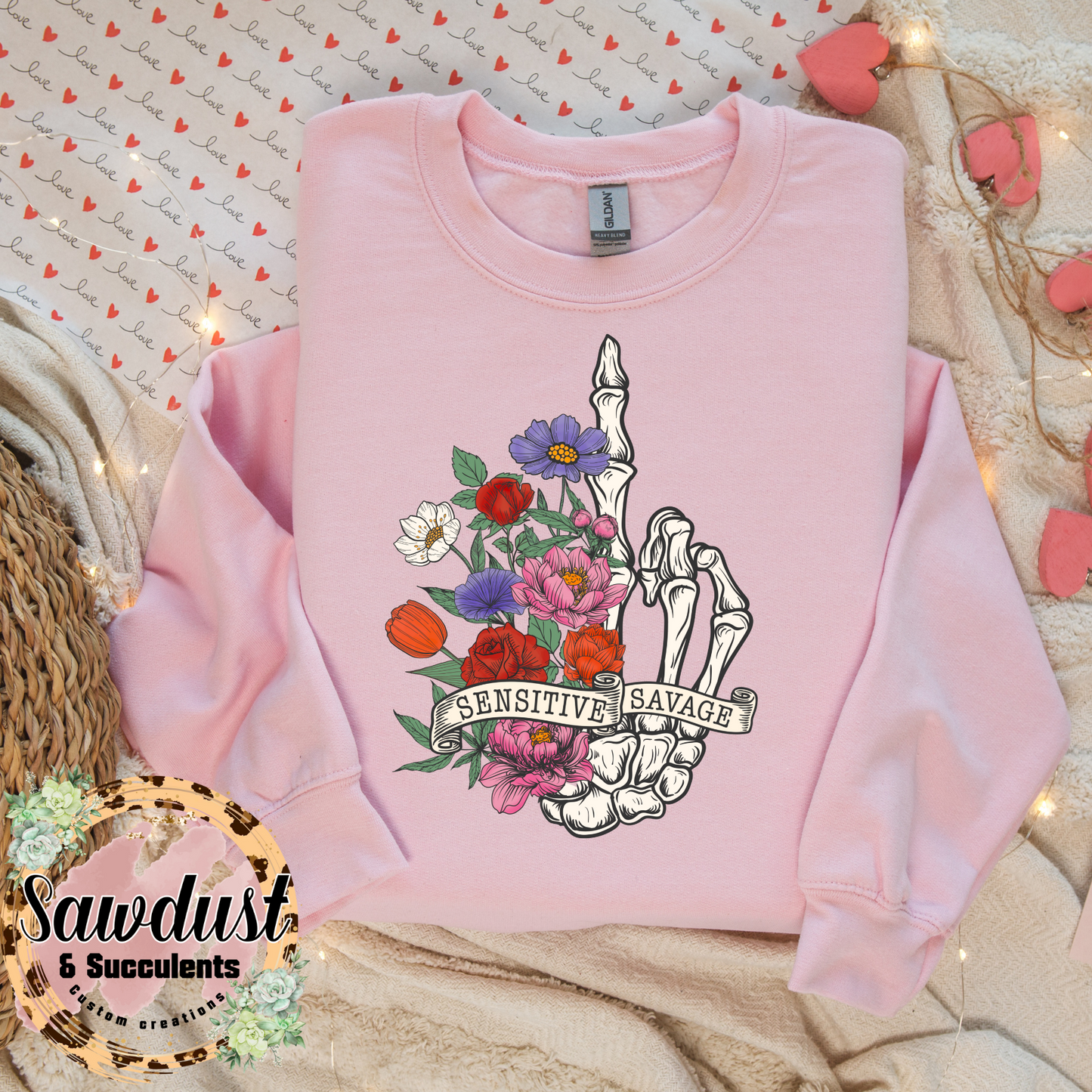 Sensative Savage Graphic Crew Sweater