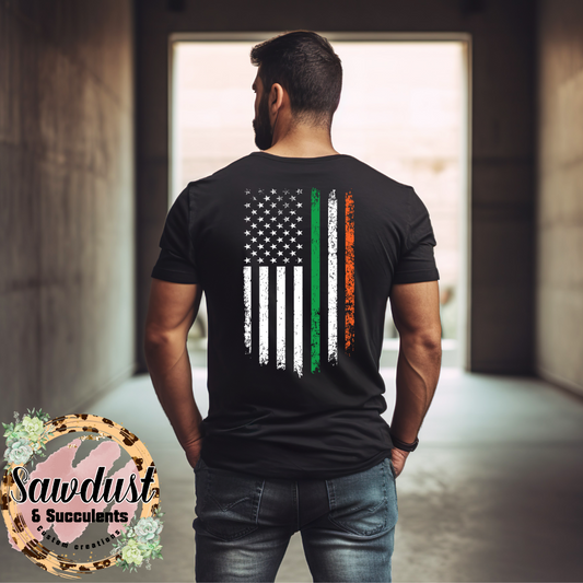 Wee Little Holligan Flag St. Patrick’s Day  Graphic Tee