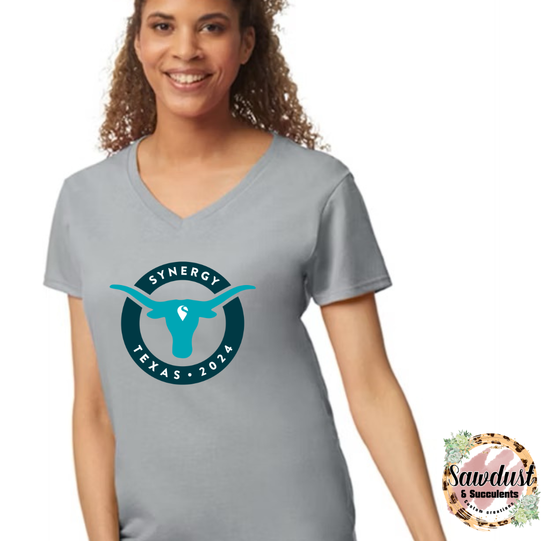 Synergy Texas Company Apparel Gray Big Front Image