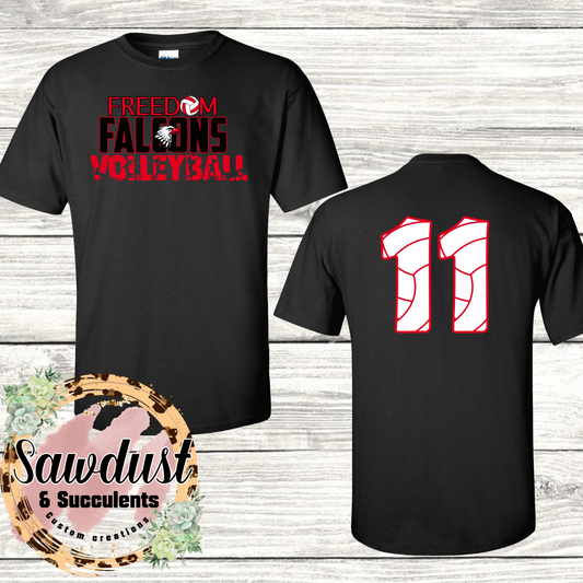 Freedom Falcons Volleyball Custom School Spirit Wear