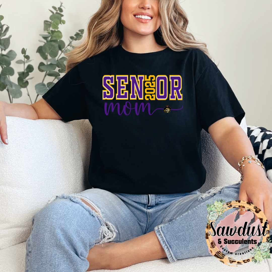 Senior Mom 2025 Granbury Pirates Spirit Wear