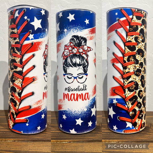 Baseball Mama Tumbler