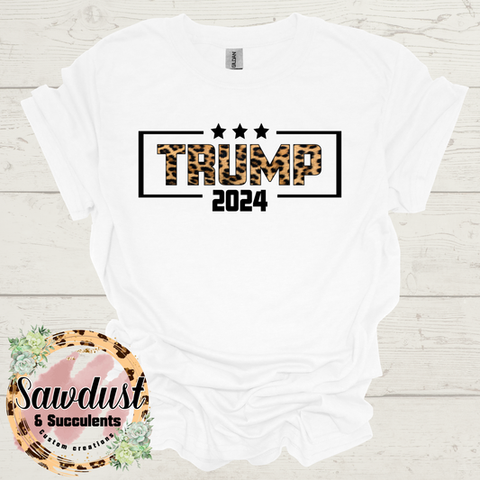 Trump 2024 leopard Tee