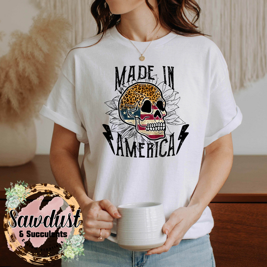 Made in American skull Tee